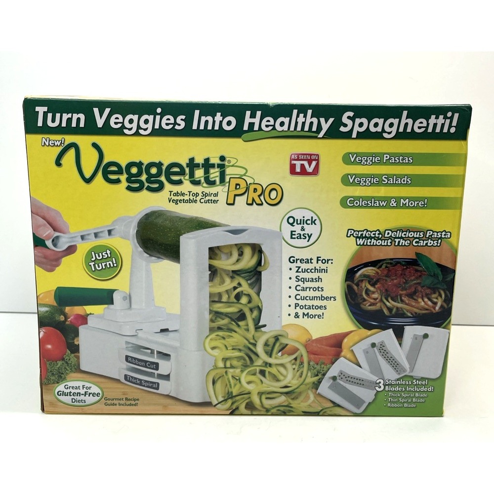 Spiral Vegetable Slicer Spiralizer Blade Pasta Vegetables Veggie Cutter Maker
